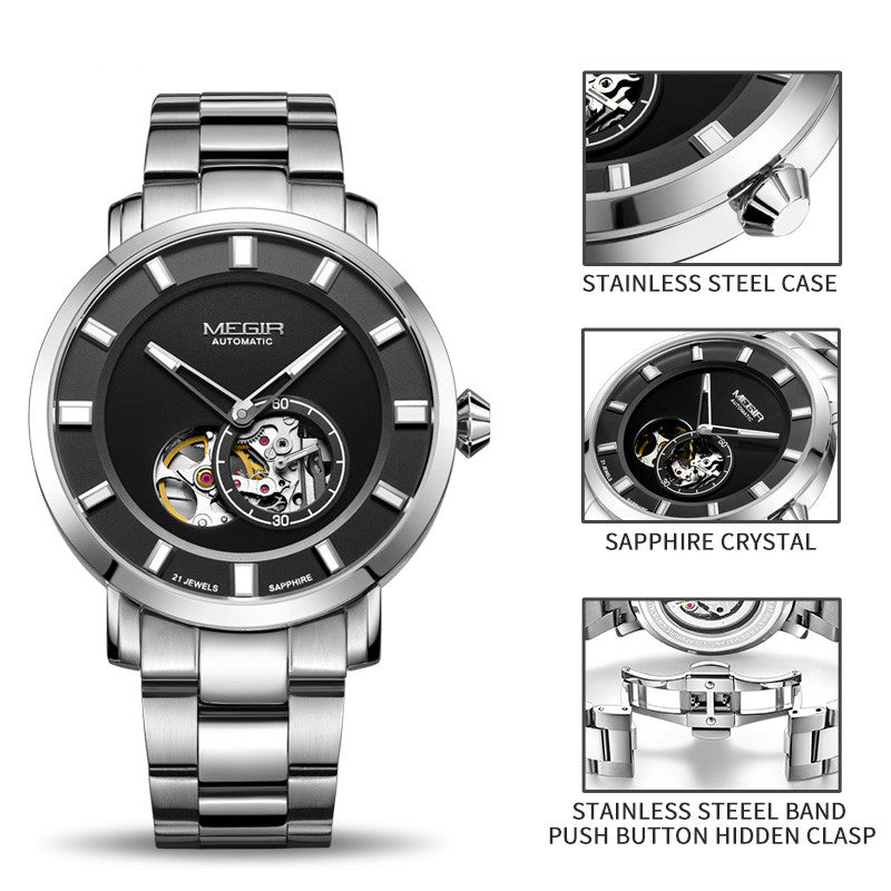 Megir Skeleton Automatic | Montriel Watches