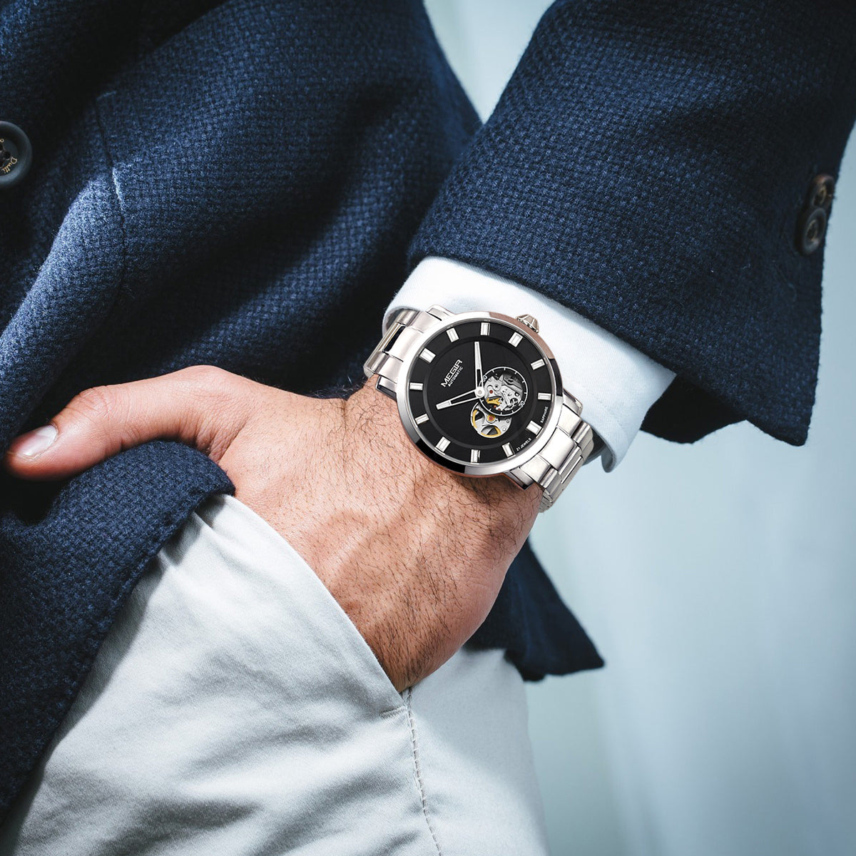 Megir Skeleton Automatic | Montriel Watches