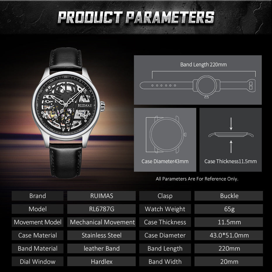 Ruimas Seagull Skeleton Automatic | Montriel Watches