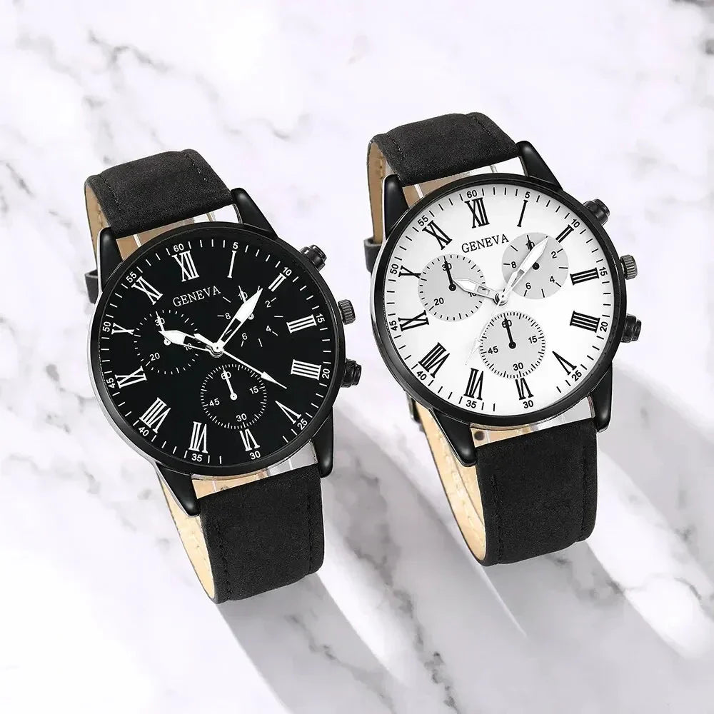 Geneva Roman Duo Couples Watch Set | Montriel Watches